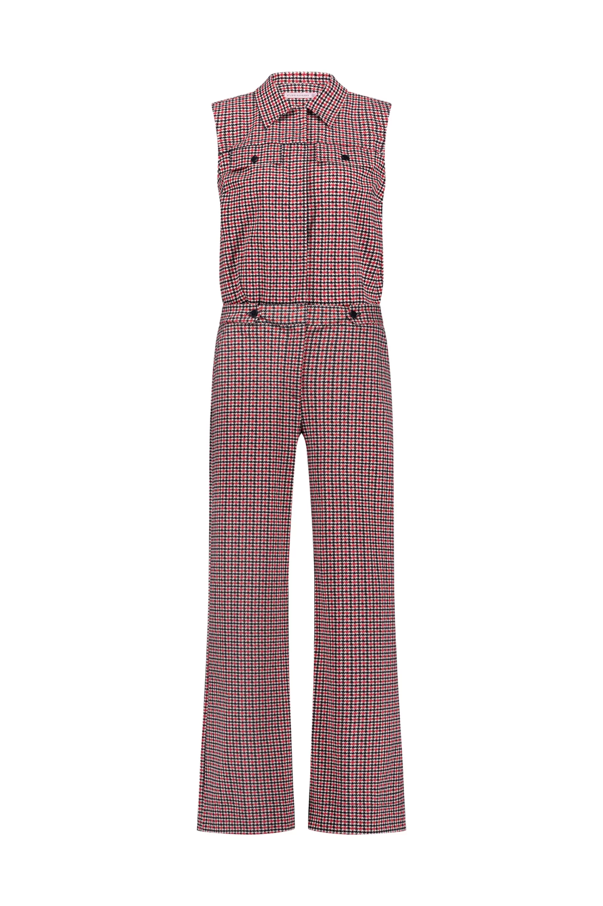 Studio Anneloes Jumpsuits<Burnice check jumpsuit -