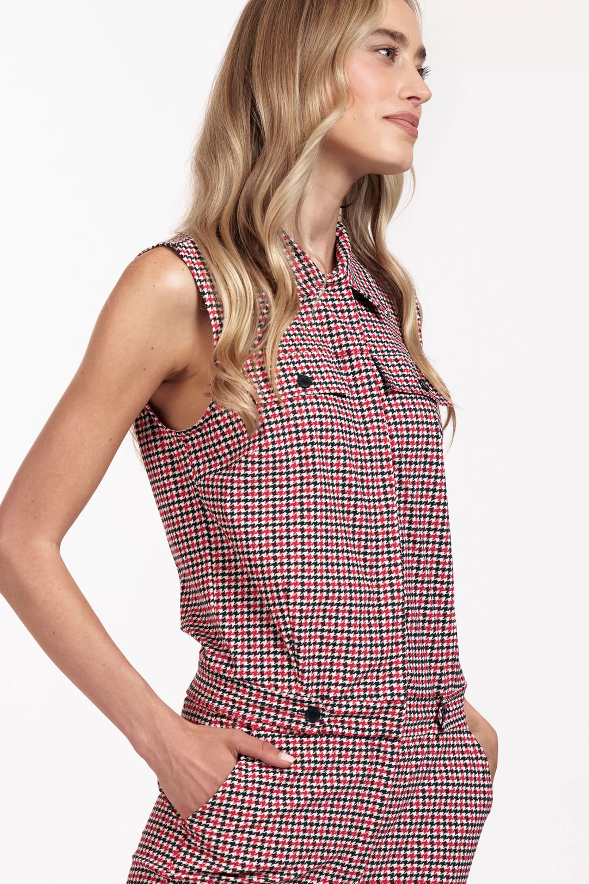 Studio Anneloes Jumpsuits<Burnice check jumpsuit -
