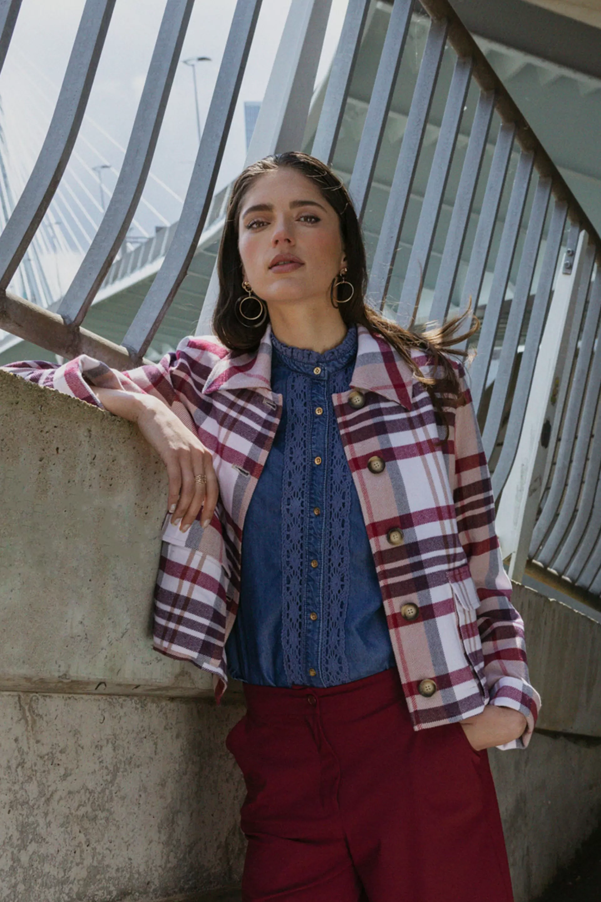 Studio Anneloes Blazers & Jasjes | Jassen<Cady check jacket -