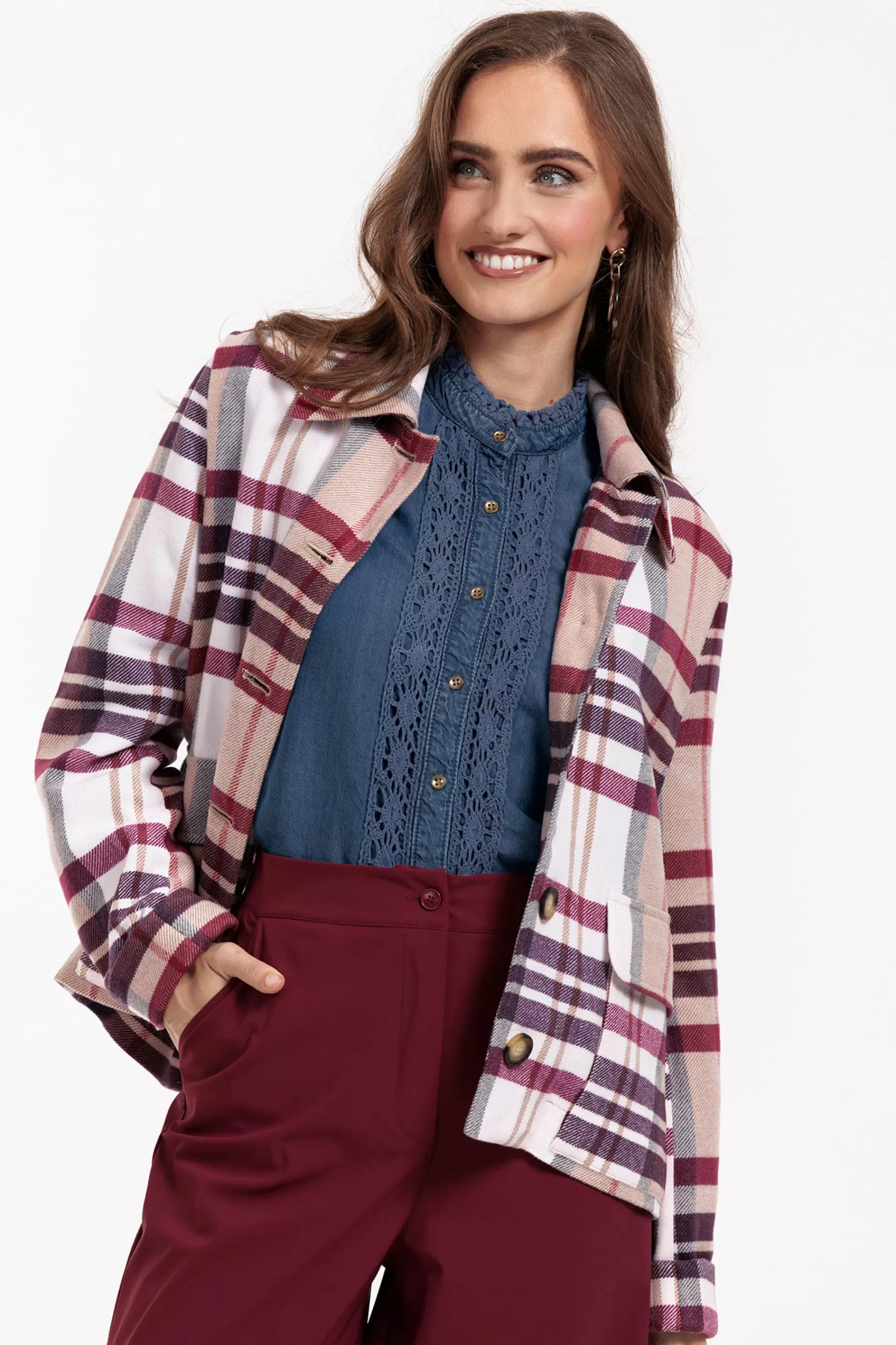 Studio Anneloes Blazers & Jasjes | Jassen<Cady check jacket -