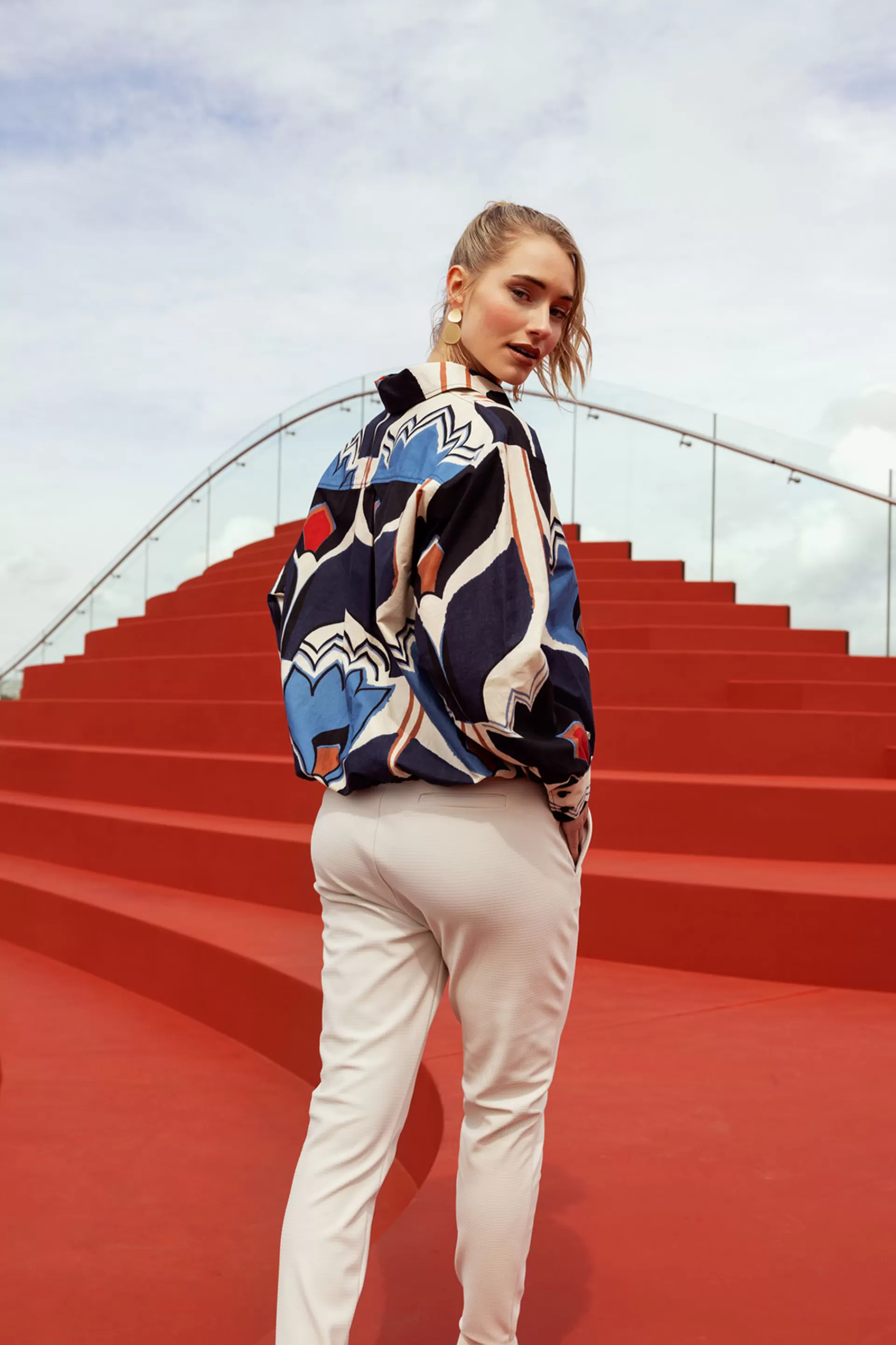 Studio Anneloes Blouses<Dio tulip poplin blouse -