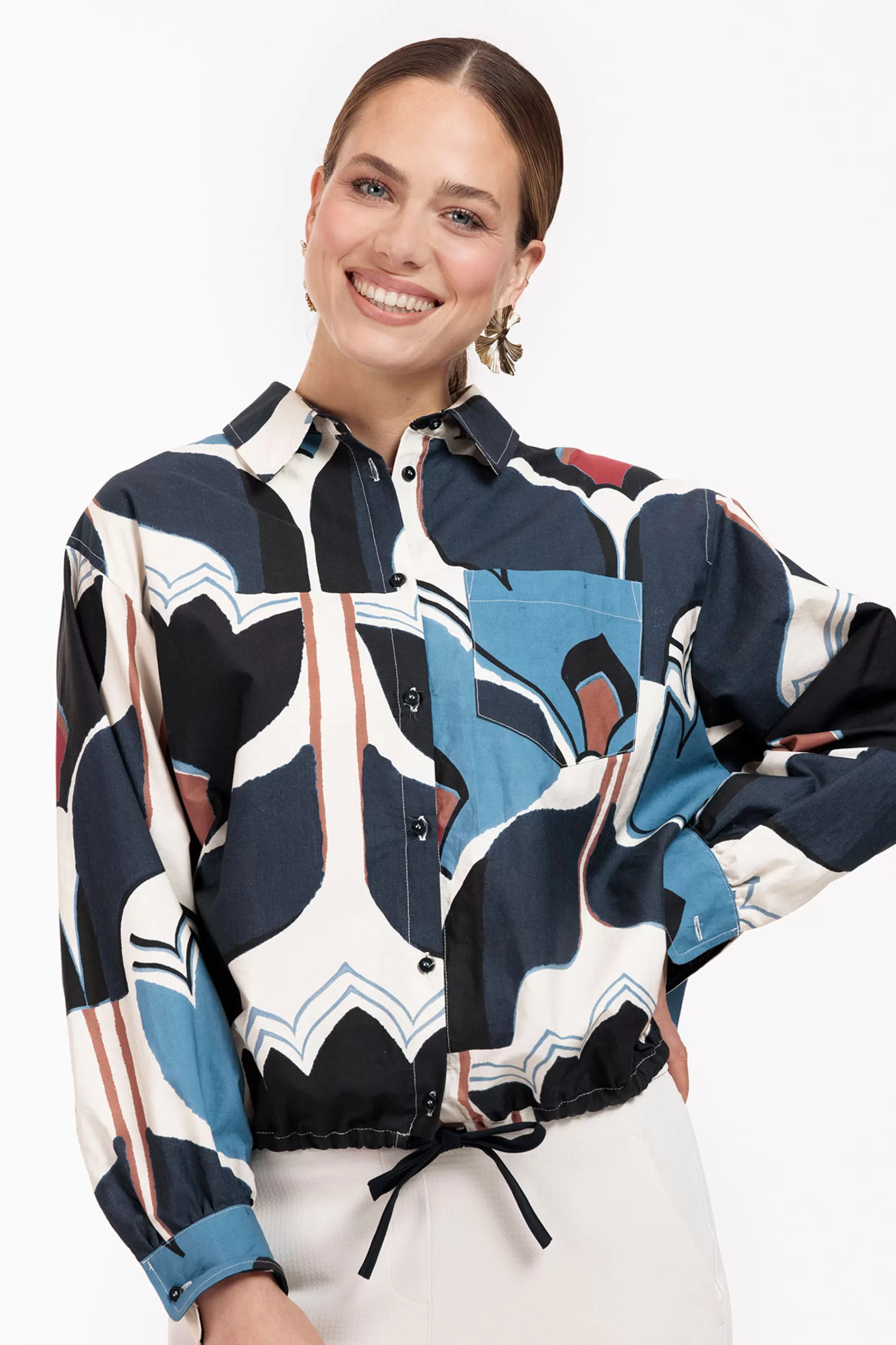 Studio Anneloes Blouses<Dio tulip poplin blouse -
