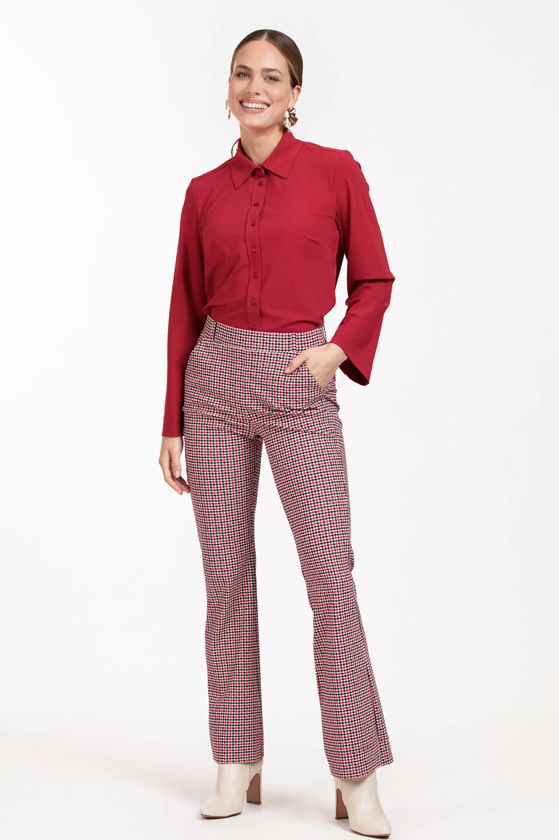 Studio Anneloes Broeken<Flair check trousers -
