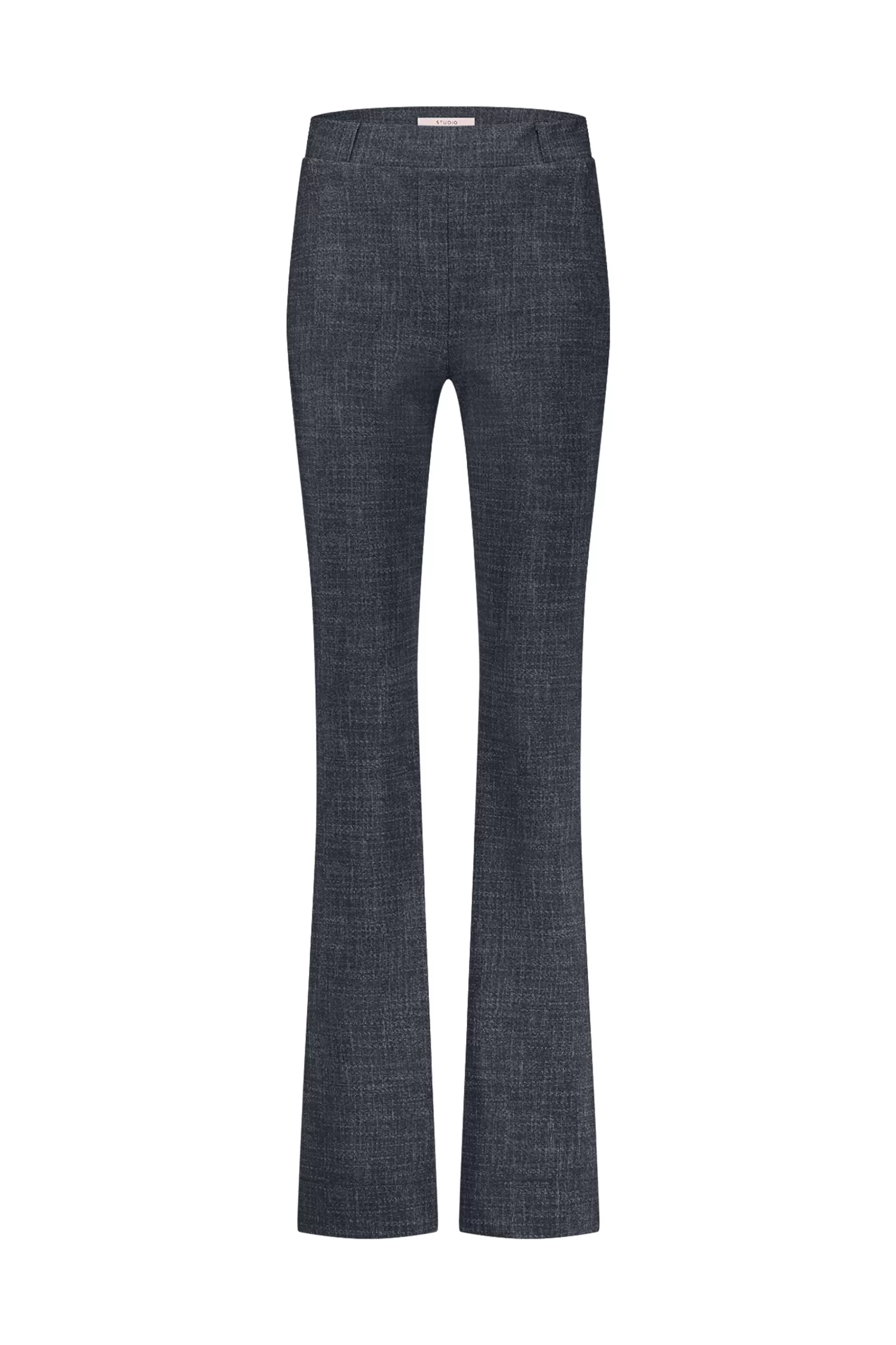 Studio Anneloes Broeken | Broeken - Extra Lang<Flair LONG bnd dnm tweed trousers -
