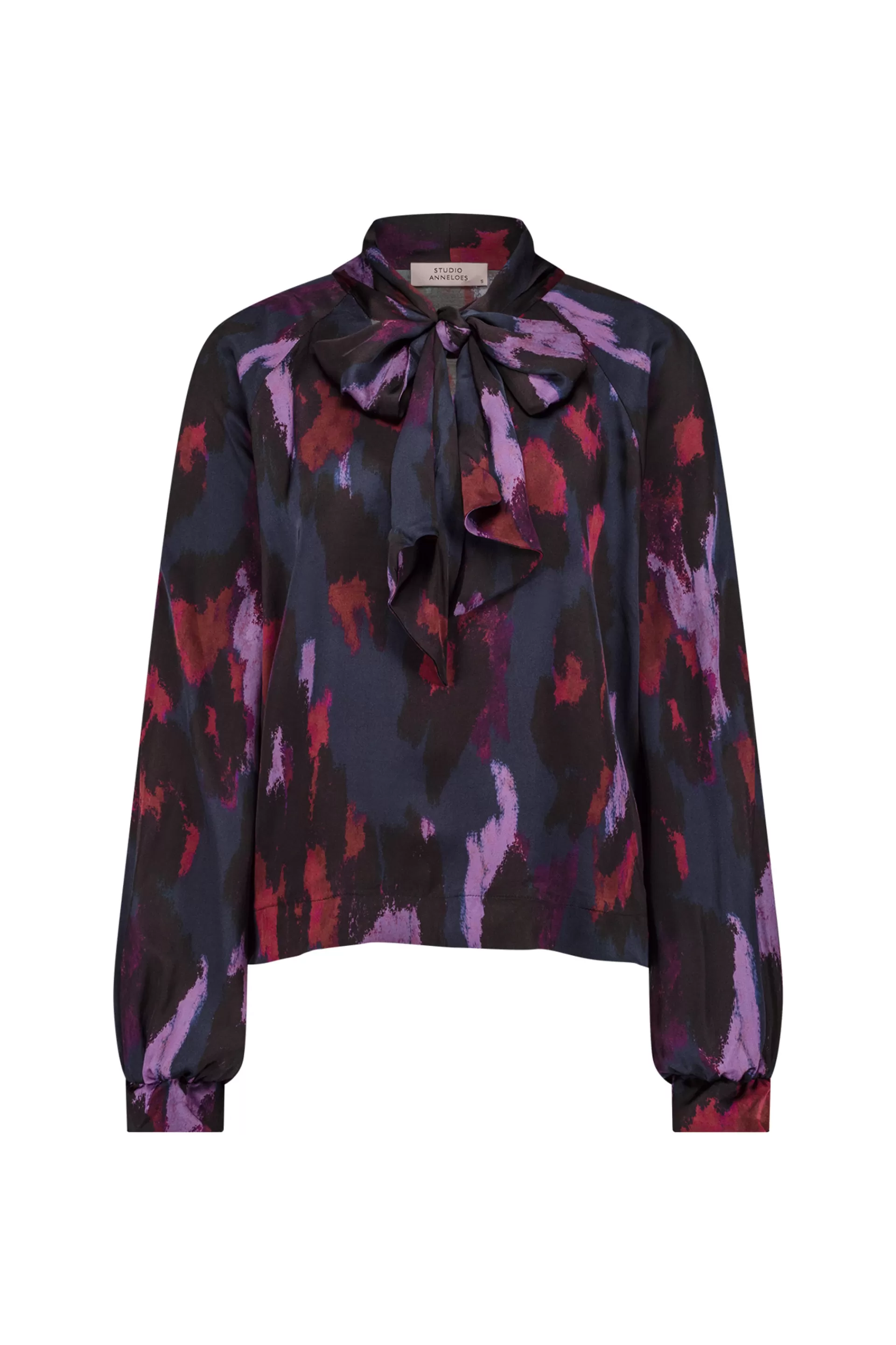 Studio Anneloes Blouses<Frances satin leopard blouse -