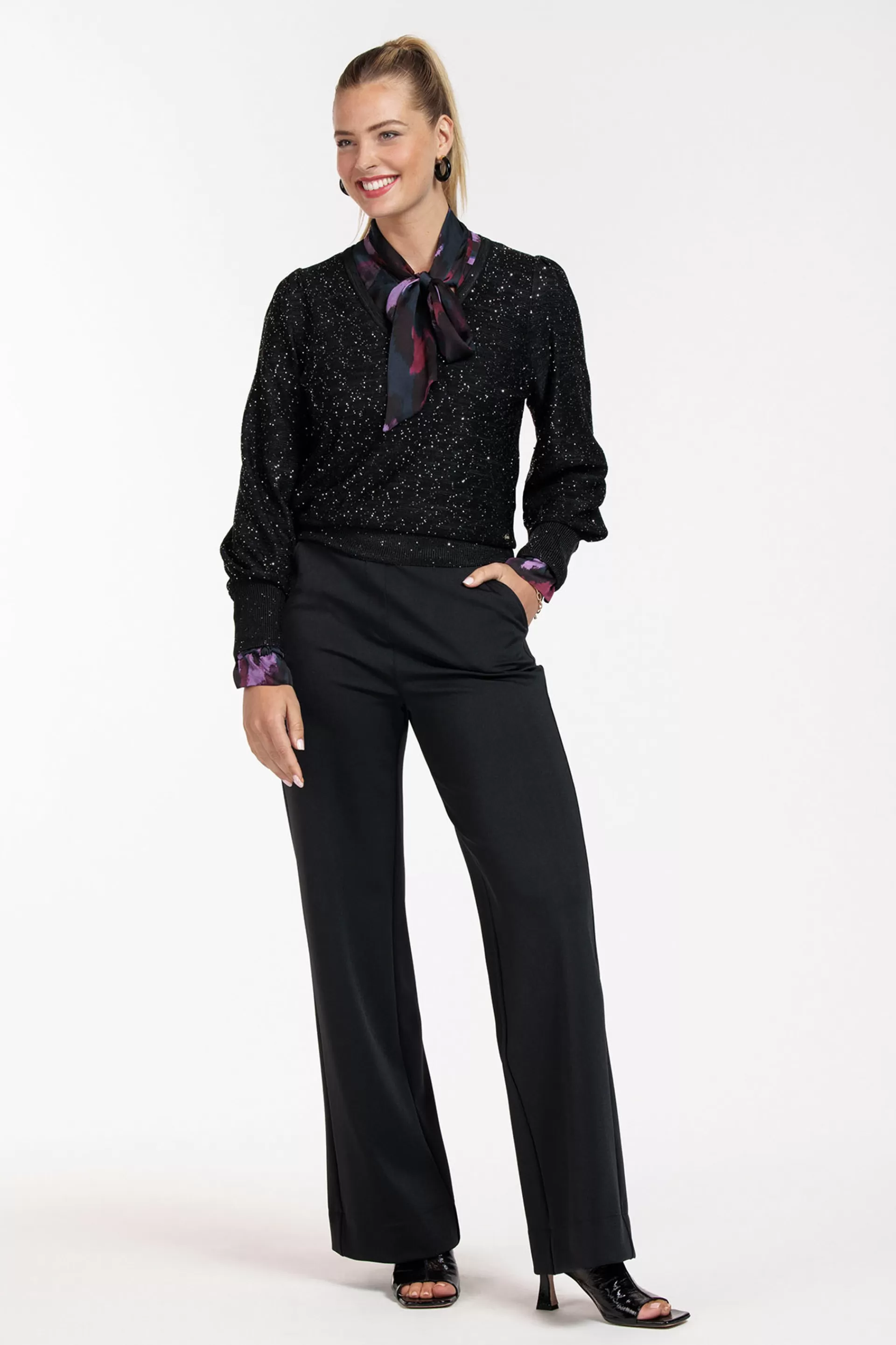 Studio Anneloes Blouses<Frances satin leopard blouse -