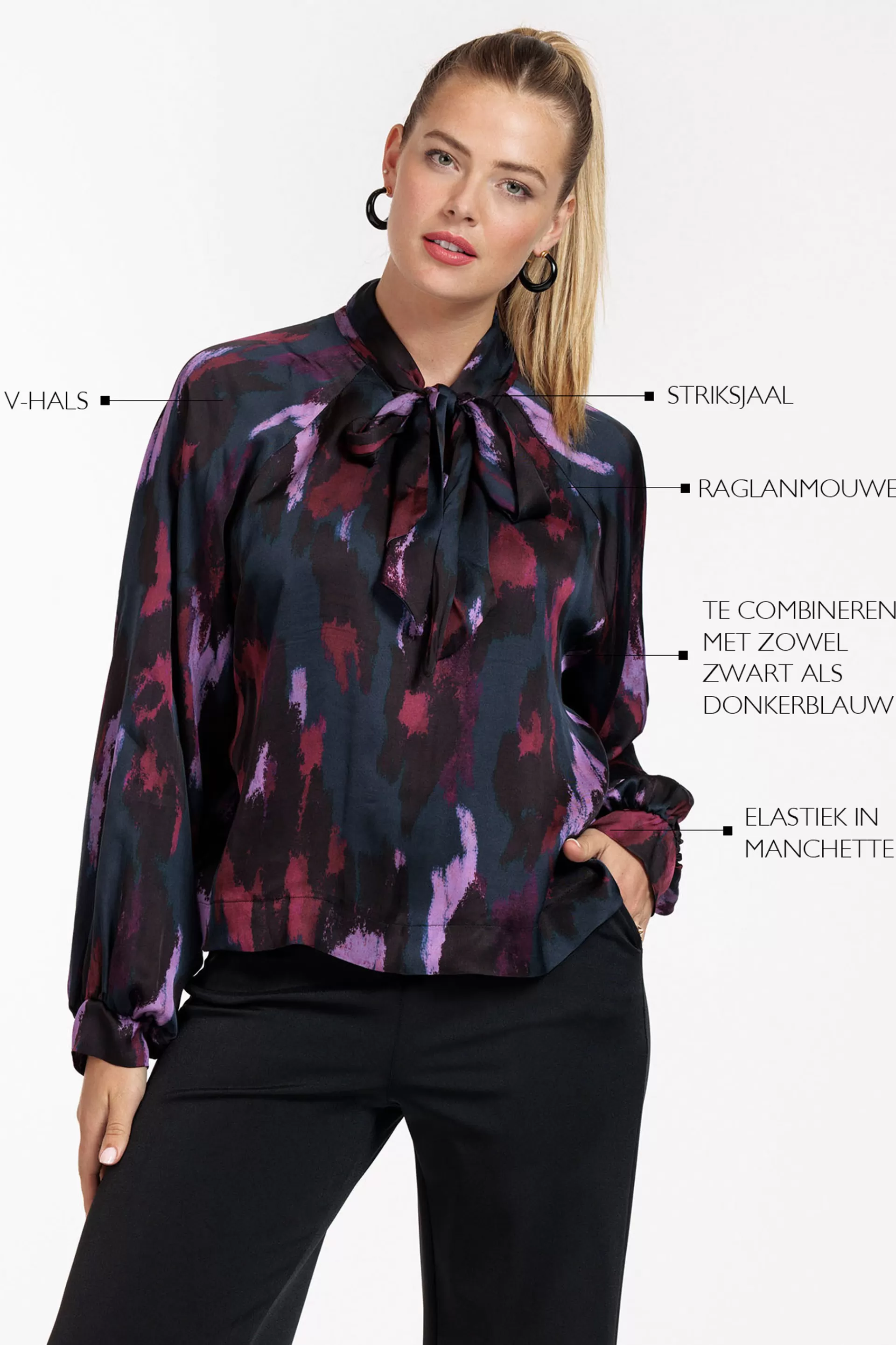 Studio Anneloes Blouses<Frances satin leopard blouse -