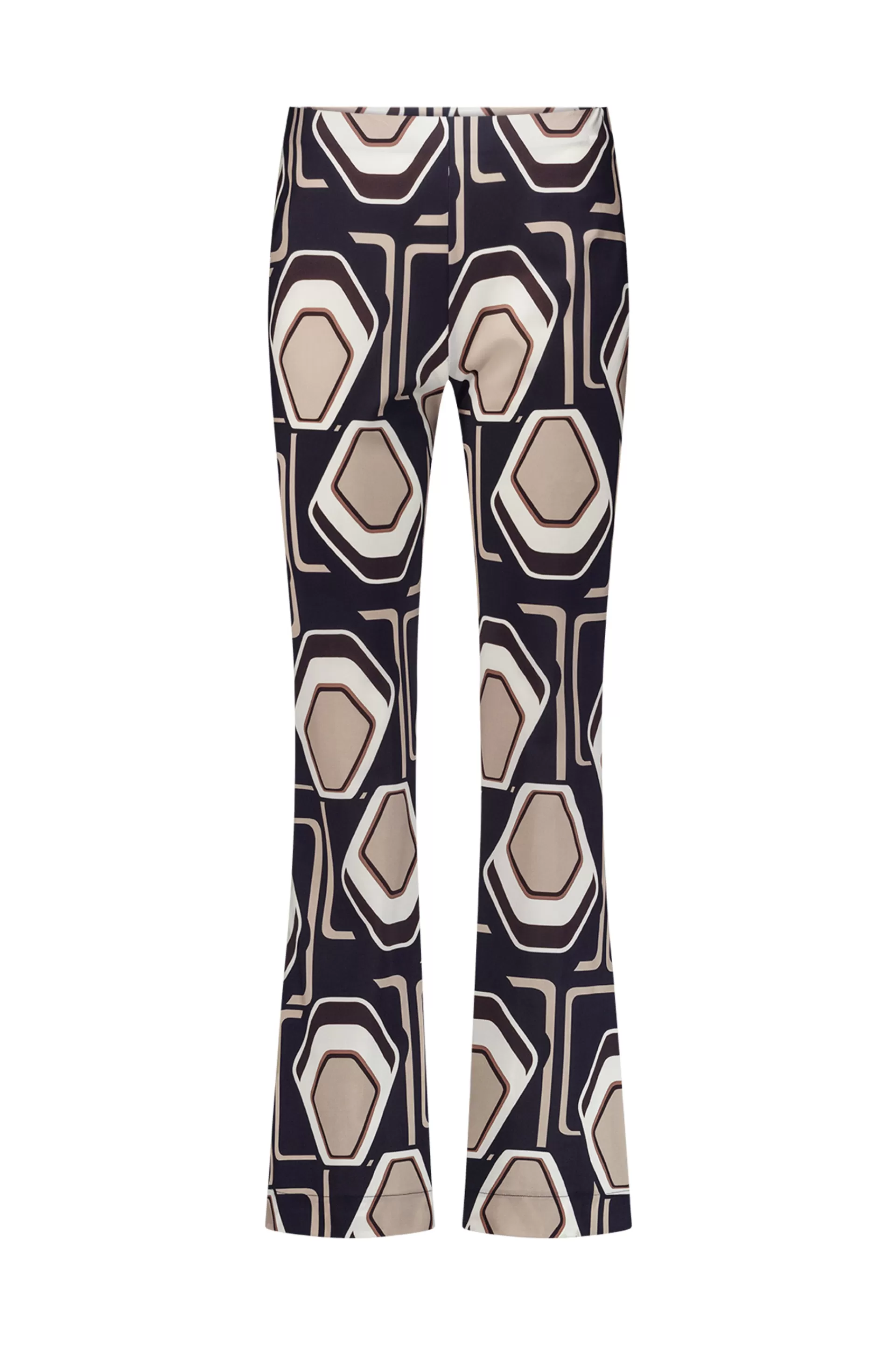 Studio Anneloes Broeken<Ginger graphic flair trousers -