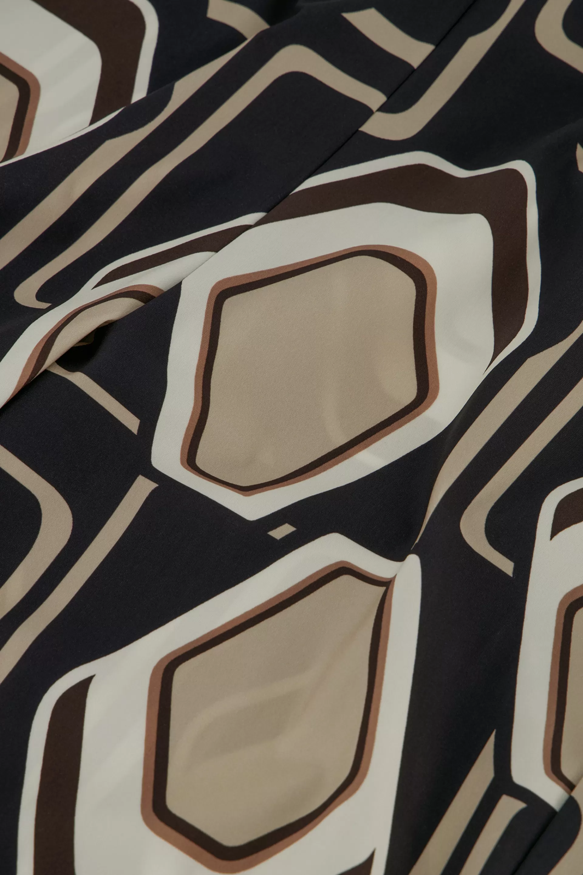 Studio Anneloes Broeken<Ginger graphic flair trousers -