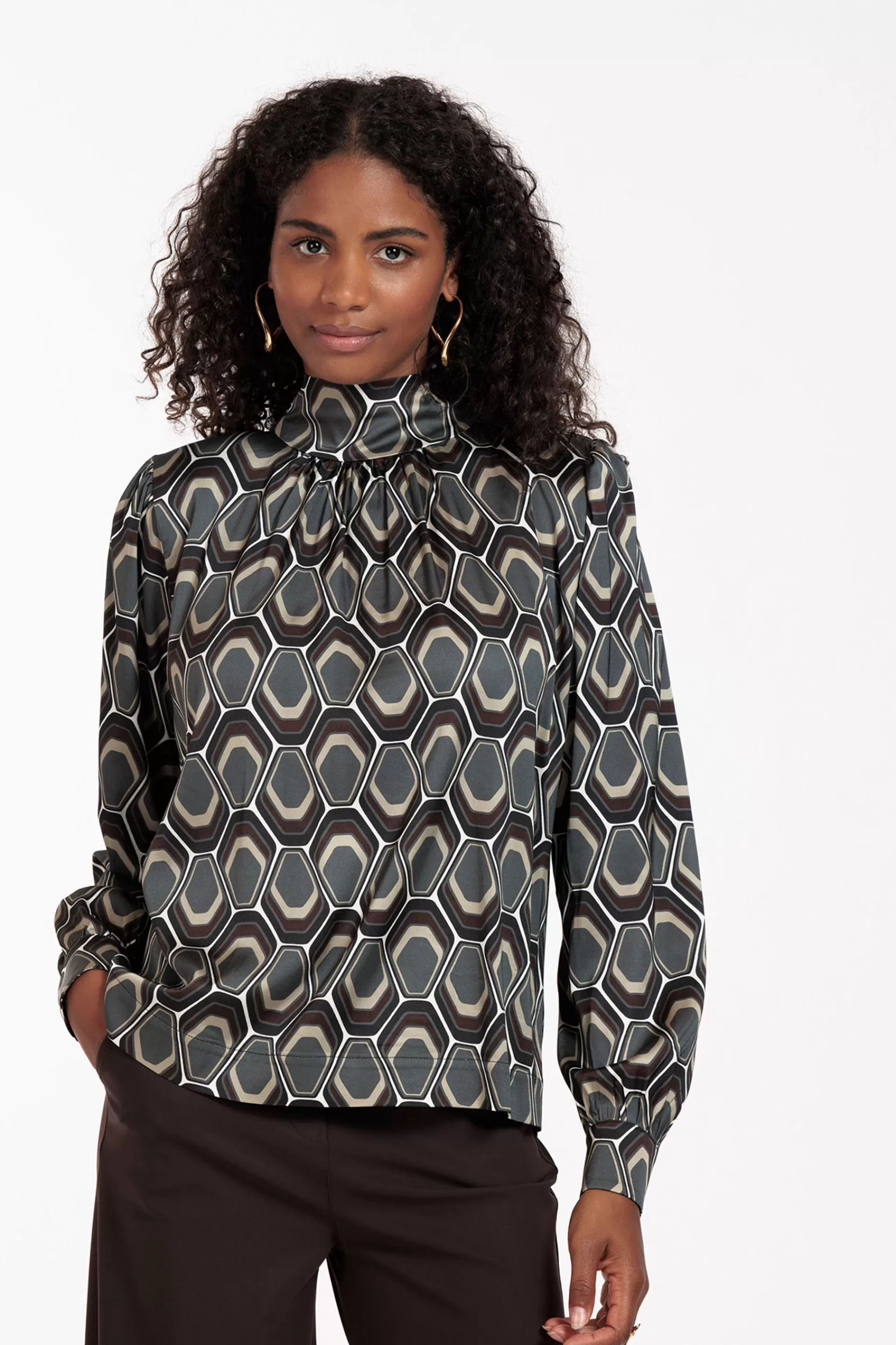 Studio Anneloes Blouses<Inzie graphic blouse -