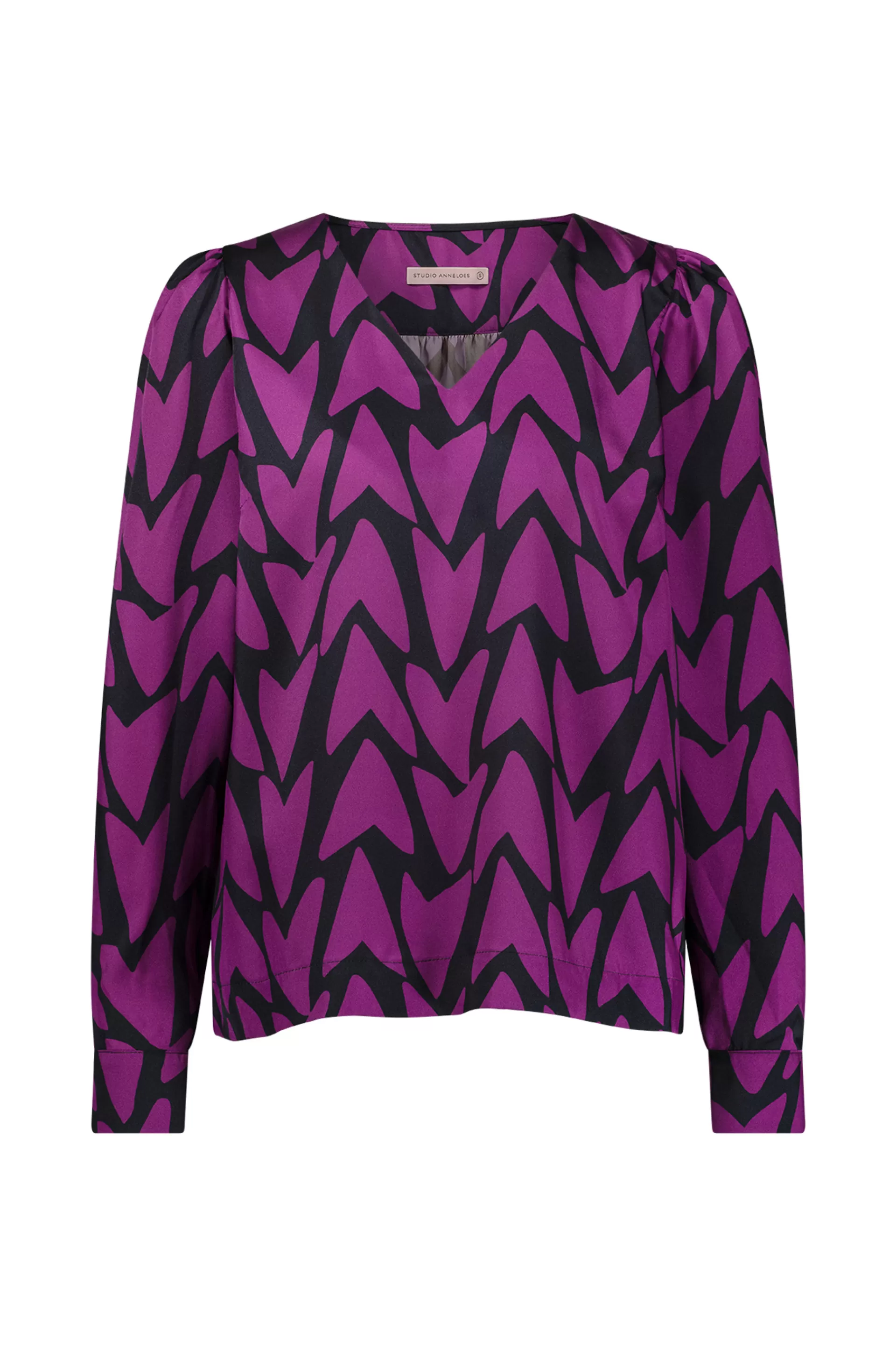 Studio Anneloes Blouses<Les satin love blouse -