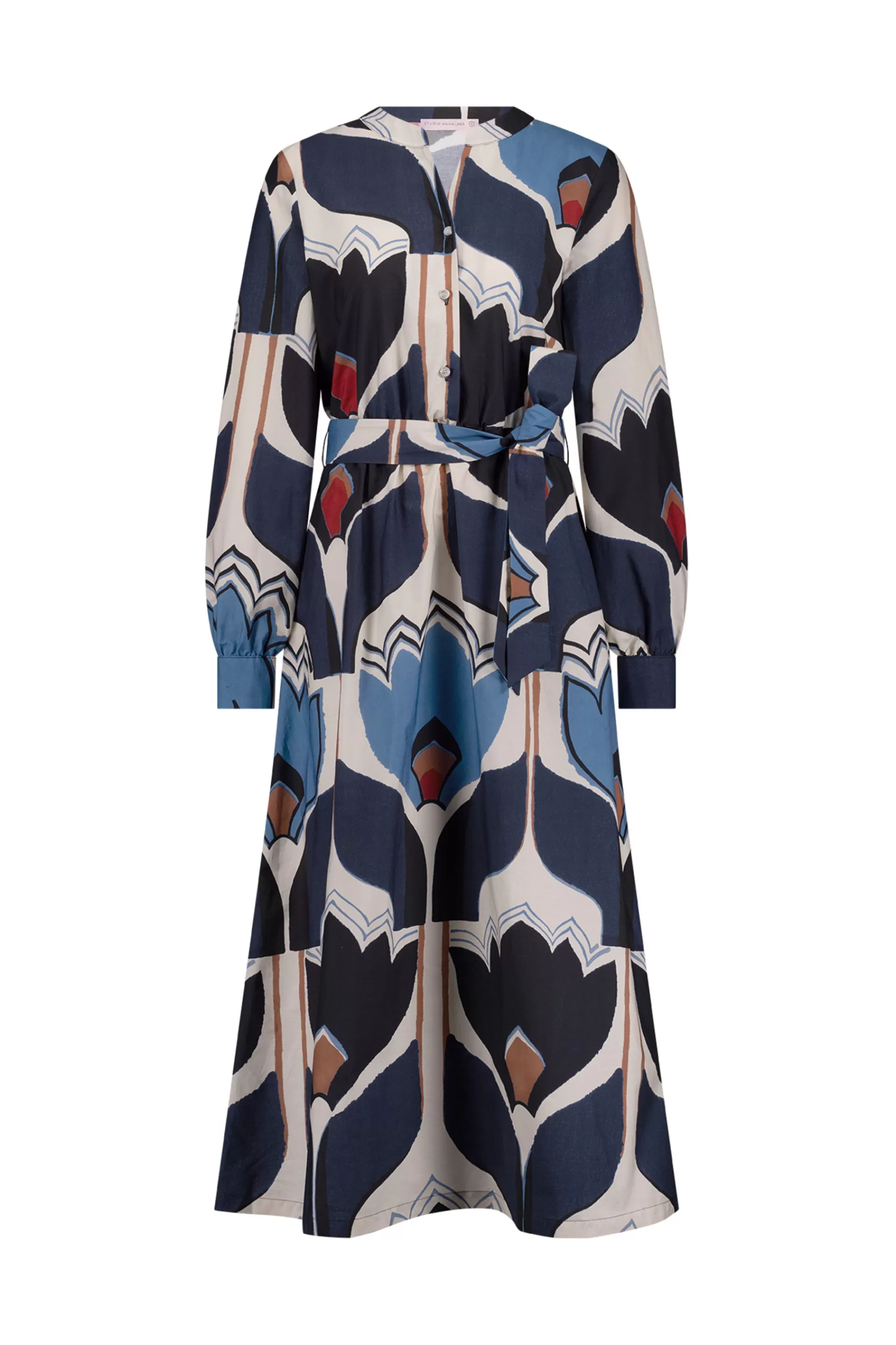 Studio Anneloes Jurken & Rokken<Marin tulip poplin dress -