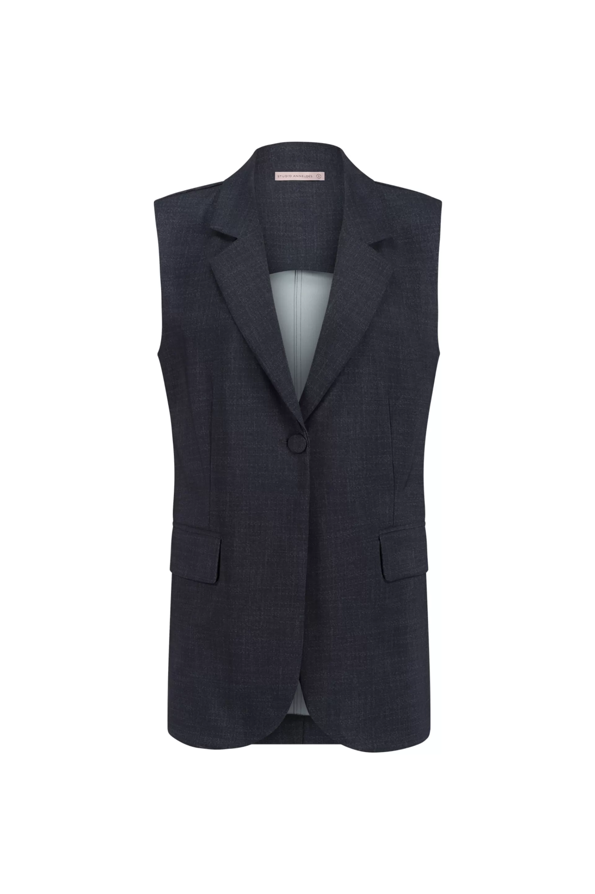 Studio Anneloes Blazers & Jasjes<Minte bnd dnm tweed gilet -