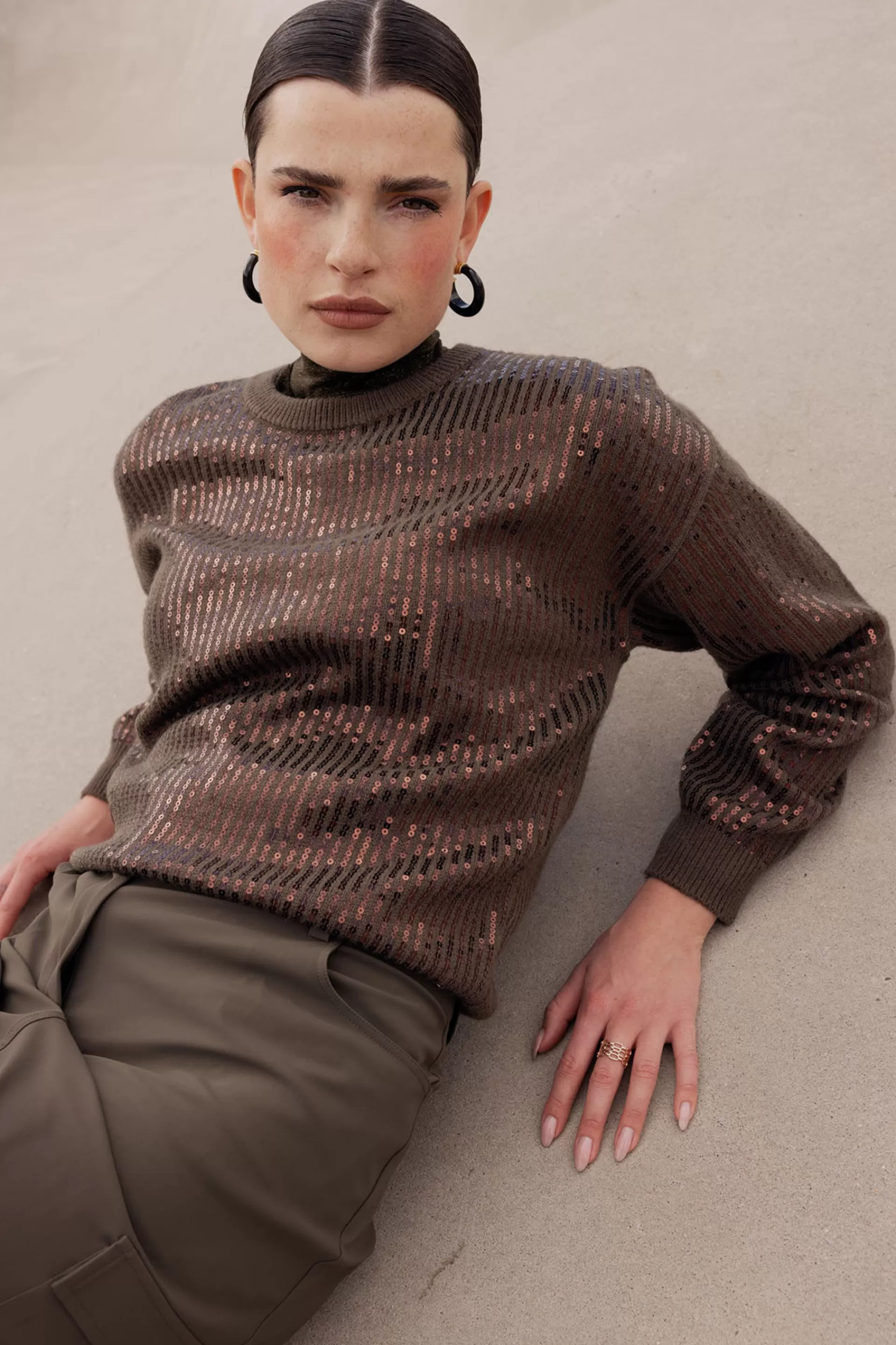 Studio Anneloes Truien & Vesten | Shirts & Tops<Shelby sequins pullover -