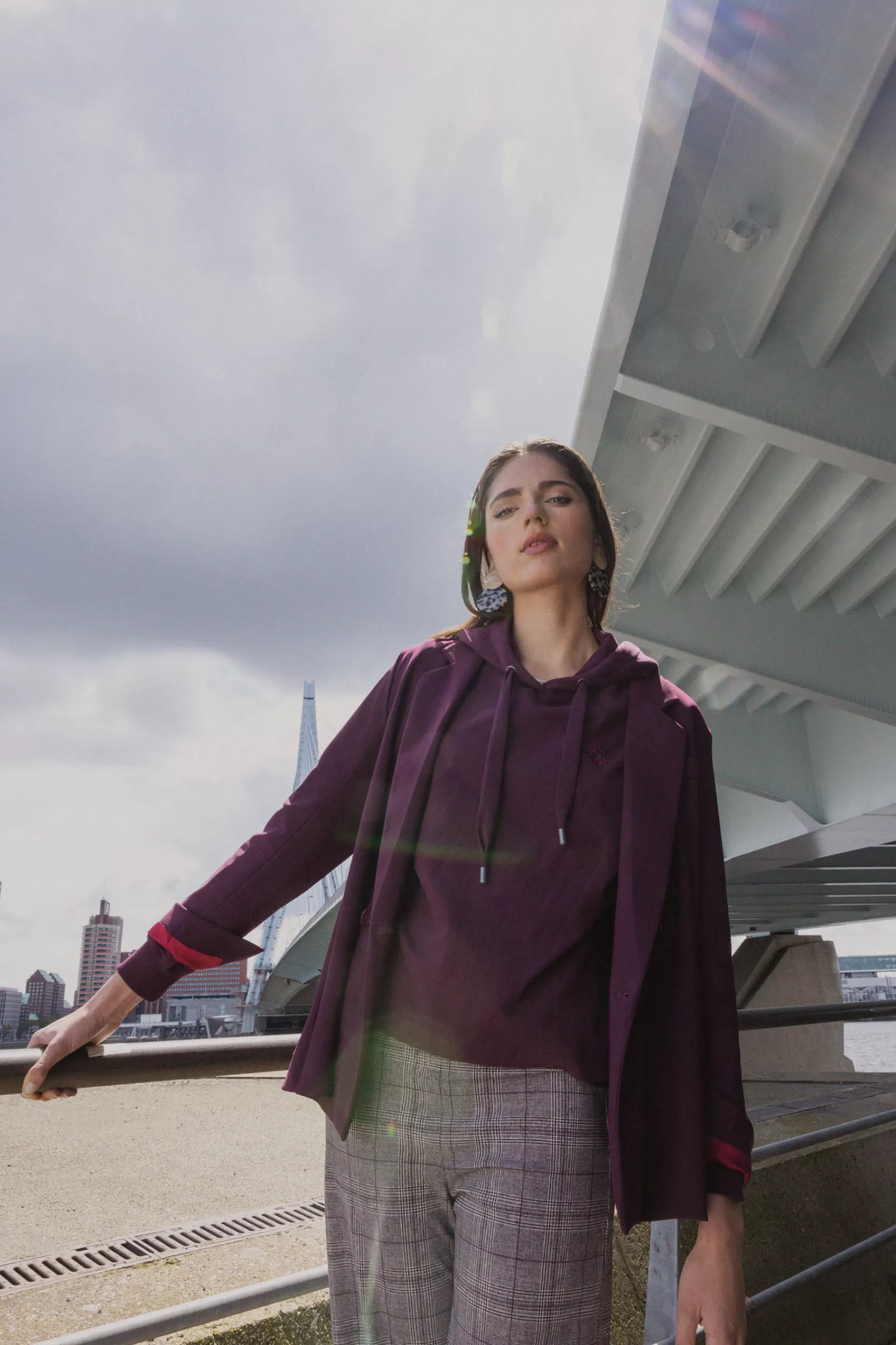 Studio Anneloes Blazers & Jasjes<Violet bonded blazer -